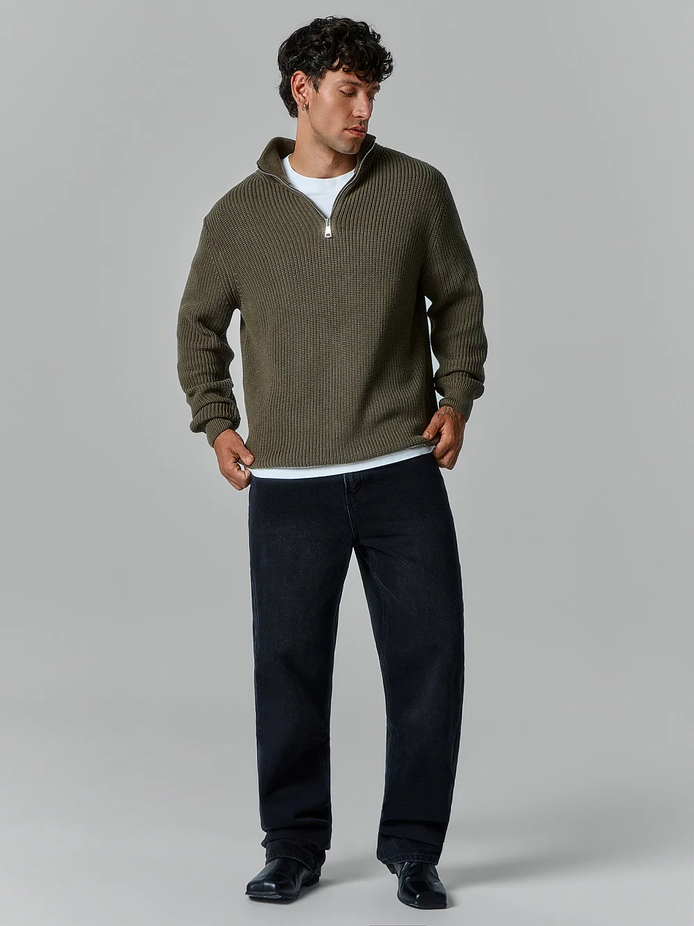 Джинсы Staright fit мужские черные