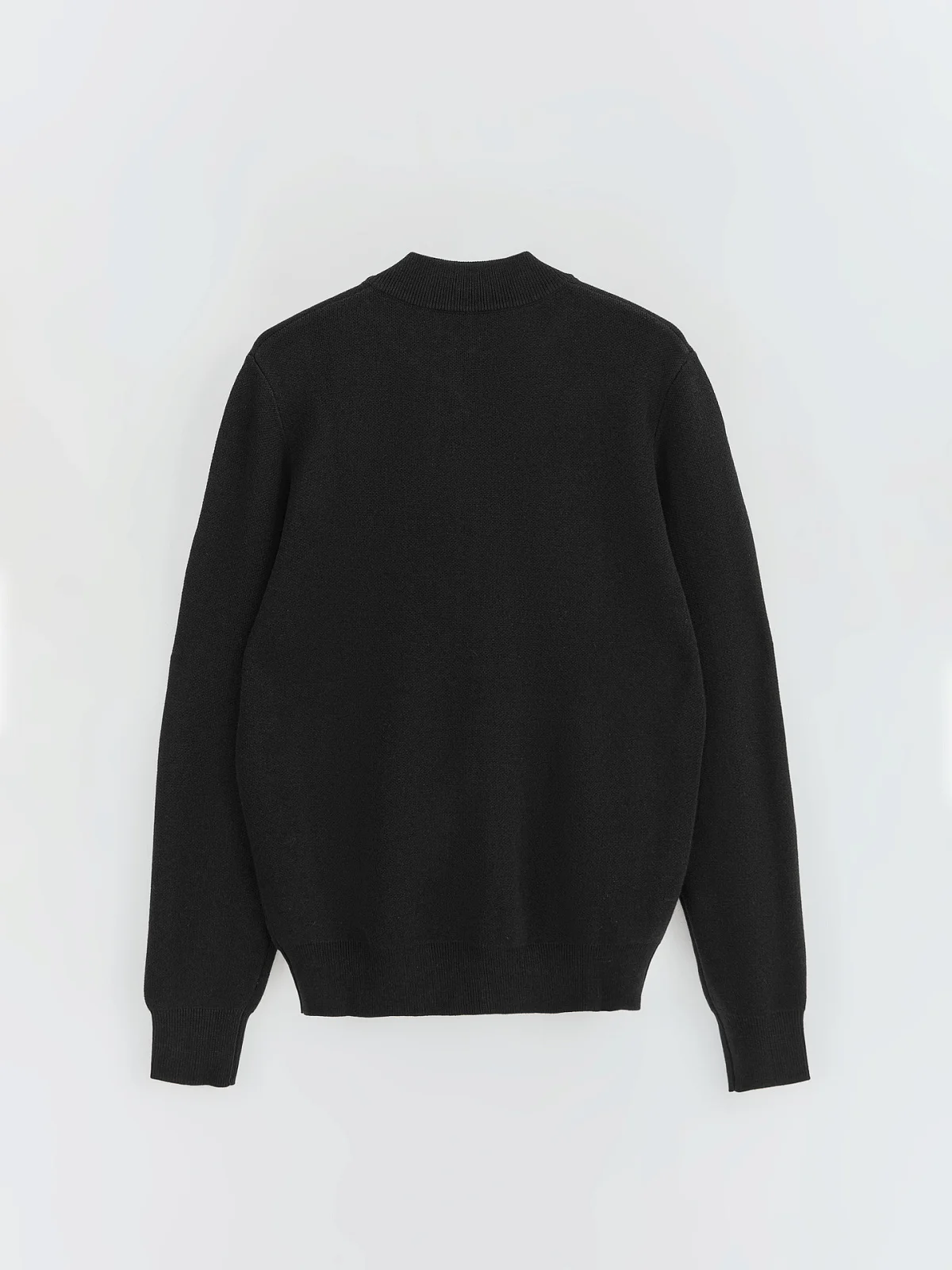 Джемпер мужской черный с шерстью в составе